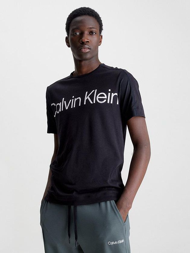 Calvin Klein USA Pique Gym Mens T-Shirt Black 9702614-CY